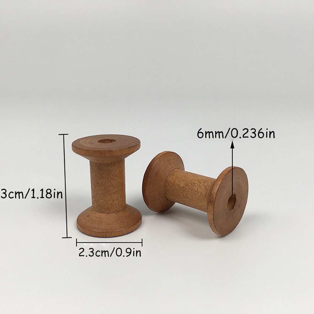 10/20 قطعة من البكرات الخشبية  - مراجعة Organza Ribbon Spool وسعره