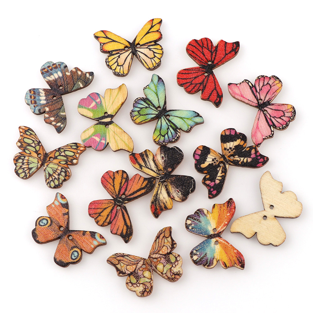 50 قطعة من أزرار الخشب على شكل - مراجعة Embellishments For Scrapbooking وسعره