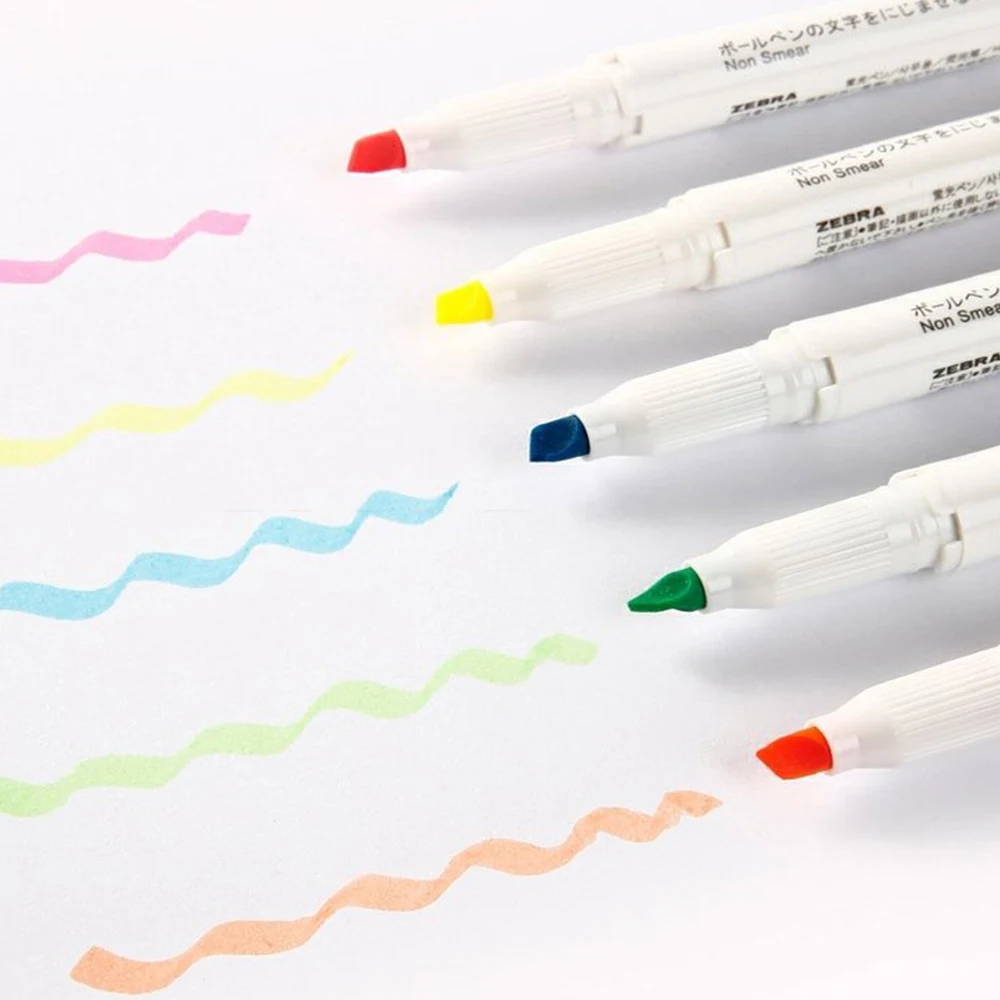 زيبرا هيغليغتر رئيس واحد قلم م - مراجعة Zebra Pen Mildliner وسعره