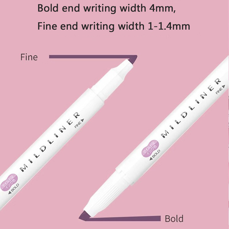 زيبرا 1 قطعة قلم تحديد WKT7 بط - مراجعة Zebra Pen Mildliner وسعره