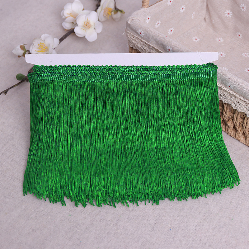 شراشيب خضراء جميلة بطول 15-20  - مراجعة Tassel Fringe Trim وسعره