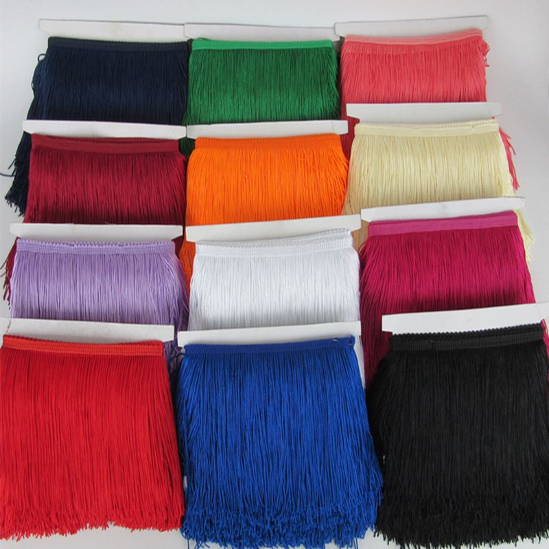 شراشيب خضراء جميلة بطول 15-20  - مراجعة Tassel Fringe Trim وسعره