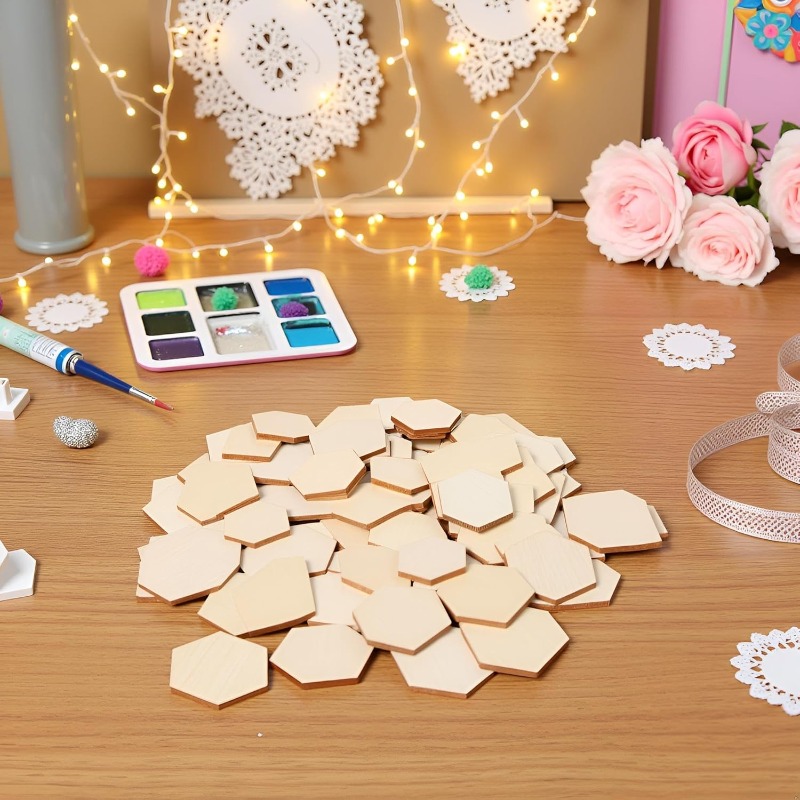 50 قطعة 4 سنتيمتر لم تنته الخش - مراجعة Embellish Craft وسعره