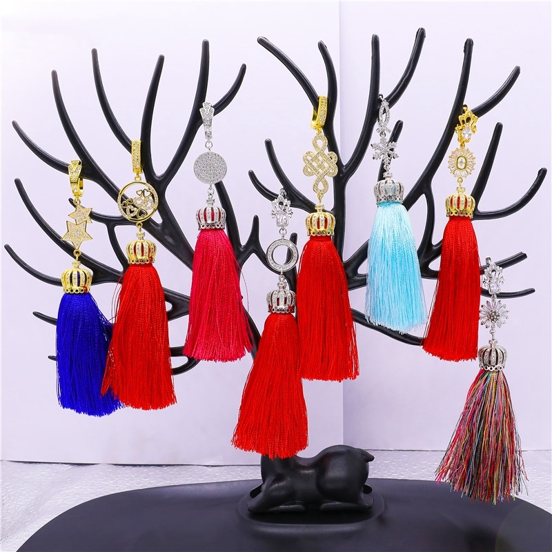 Juya اليدوية الفضة مطلي أقراط  - مراجعة Embroidery Craft وسعره