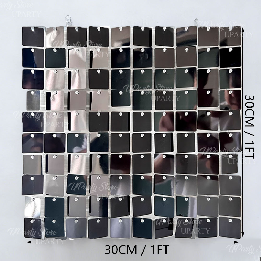 أسود لامع جدار خلفية 12/16/24  - مراجعة Sequin Fabric Panel وسعره