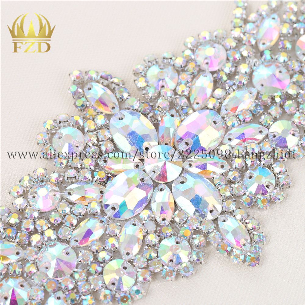 FZD 1 قطعة AB حجر الراين كريست - مراجعة Hotfix Rhinestone Sheet وسعره