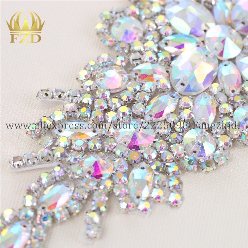 FZD 1 قطعة AB حجر الراين كريست - مراجعة Hotfix Rhinestone Sheet وسعره