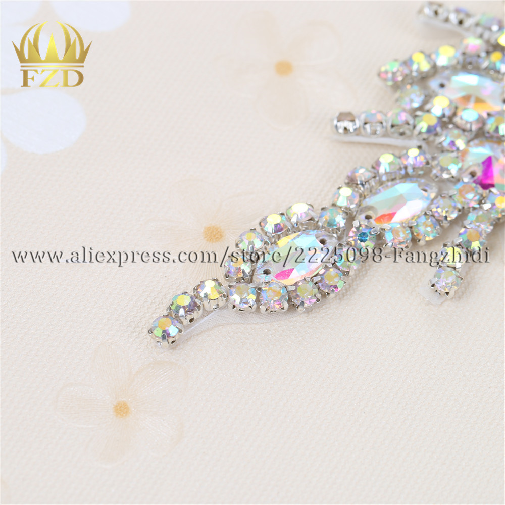 FZD 1 قطعة AB حجر الراين كريست - مراجعة Hotfix Rhinestone Sheet وسعره