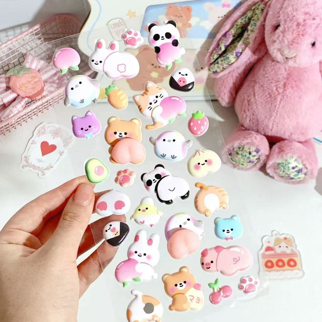 1 ورقة منتفخ الأرنب ثلاثية الأ - مراجعة Craft Embellishment World وسعره