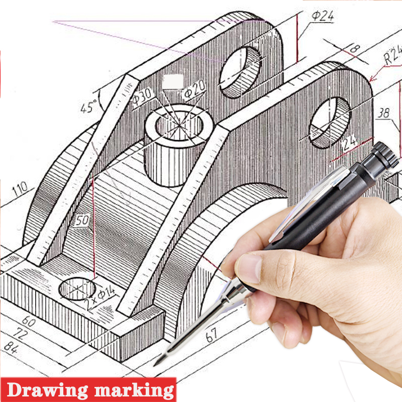 6 ألوان النجارة أقلام رصاص أوت - مراجعة Staedtler Pencil Lumocolor وسعره